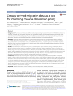 Census-derived migration data as a tool for informing malaria elimination policy
