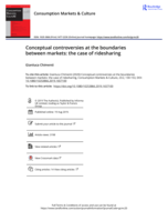 Conceptual controversies at the boundaries between markets: the case of ridesharing