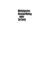 Multiobjective decision making under certainty