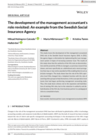 The development of the management accountant's role revisited: An example from the Swedish Social Insurance Agency
