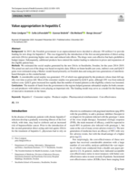 Value appropriation in hepatitis C