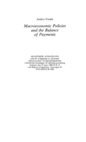 Macroeconomic policies and the balance of payments