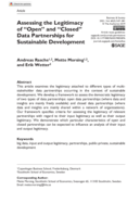 Assessing the Legitimacy of “Open” and “Closed” Data Partnerships for Sustainable Development