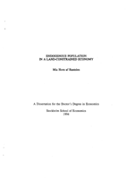 Endogenous population in a land-constrained economy