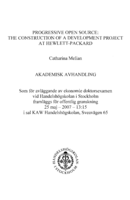 Progressive open source : the construction of a development project at Hewlett-Packard