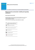 Wage dynamics and worker mobility during deep recessions