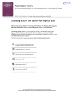 Avoiding Bias in the Search for Implicit Bias