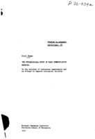 The Psychological Study of Mass Communication Effects : On the validity of laboratory experiments and an attempt to improve ecological validity