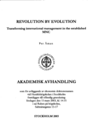 Revolution by Evolution : transforming international management in the established MNC
