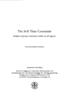 The soft time constraint : studies of project extension within an aid agency