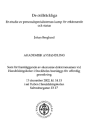 De otillräckliga : en studie av personalspecialisternas kamp för erkännande och status