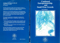 Continued entrepreneurship and small firm growth