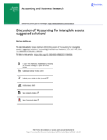 Discussion of 'Accounting for intangible assets: suggested solutions'