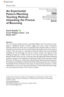 An Experiential Pattern-Matching Teaching Method: Unpacking the Process of Becoming
