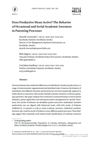 Does Productive Mean Active? The Behavior of Occasional and Serial Academic Inventors in Patenting Processes