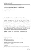 A generalization of the Shapley-Ichiishi result