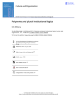 Polysemy and plural institutional logics