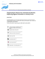 Organisations' Resources and External Shocks: Exploring Digital Innovation in Family Firms