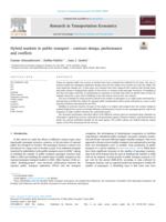Hybrid markets in public transport – contract design, performance and conflicts