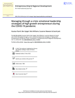 Managing through a crisis: Emotional leadership strategies of high-growth entrepreneurs during the COVID-19 pandemic
