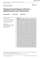 Mapping and contesting peer selection in digitalized public sector benchmarking