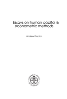 Essays on human capital & econometric methods