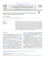 Digital platforms as common goods or economic goods? Constructing the worth of a nascent agricultural data platform