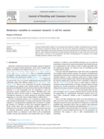 Moderator variables in consumer research: A call for caution