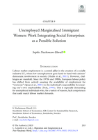 Unemployed Marginalised Immigrant Women: Work Integrating Social Enterprises as a Possible Solution