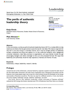 The perils of authentic leadership theory