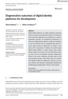 Degenerative outcomes of digital identity platforms for development