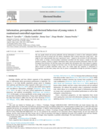 Information, perceptions, and electoral behaviour of young voters: A randomised controlled experiment