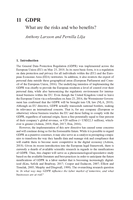 GDPR: What are the risks and who benefits?