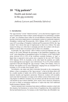 "Gig patients": Health and dental care in the gig economy