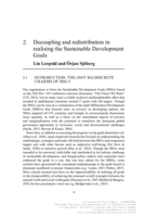 Decoupling and redistribution in realising the Sustainable Development Goals