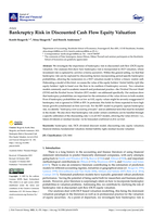 Bankruptcy Risk in Discounted Cash Flow Equity Valuation