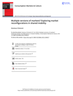 Multiple versions of markets?: Exploring market reconfigurations in shared mobility
