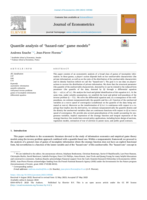 Quantile analysis of “hazard-rate” game models
