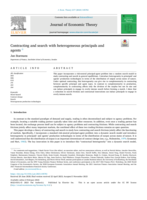 Contracting and Search with Heterogeneous Principals and Agents