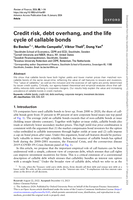 Credit Risk, Debt Overhang, and the Life Cycle of Callable Bonds