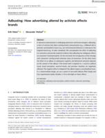 Adbusting: How advertising altered by activists affects brands