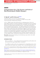 Living the Janus Face: The Promise and Perils of Role-Distancing for Middle Managers