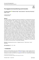 The engaged university delivering social innovation