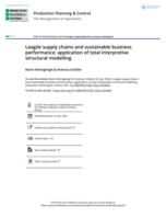 Leagile supply chains and sustainable business performance: Application of total interpretive structural modelling