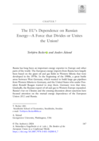 The EU's Dependence on Russian Energy: A Force that Divides or Unites the Union?