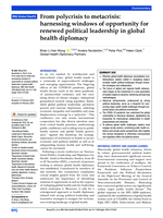 From polycrisis to metacrisis: Harnessing windows of opportunity for renewed political leadership in global health diplomacy