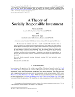 A Theory of Socially Responsible Investment