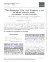 When digitalization hit the court: Strategizing to turn turbulence into opportunities