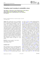 Navigating causal reasoning in sustainability science