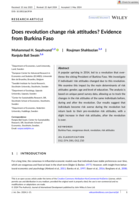 Does revolution change risk attitudes? Evidence from Burkina Faso